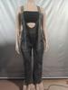Women's European & American Denim Overalls - Summer Casual Zipper Washed One-piece Long Pants