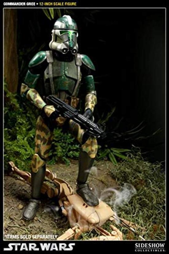 Sideshow Collectibles Militaries of Star Wars 12 Inch Deluxe Action Figure Commander Gree 41st Elite Corps