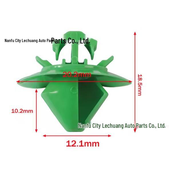 

856560: Clip for securing side door trim panels on Peugeot and Citroën vehicles. Clip for Alternative Peugeot/Citroën Model