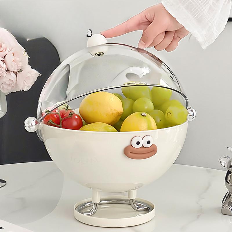 Fruit Tray  New High-value Fruit Pot Drain Tray Snacks Placed on The Coffee Table Dried Fruit Tray