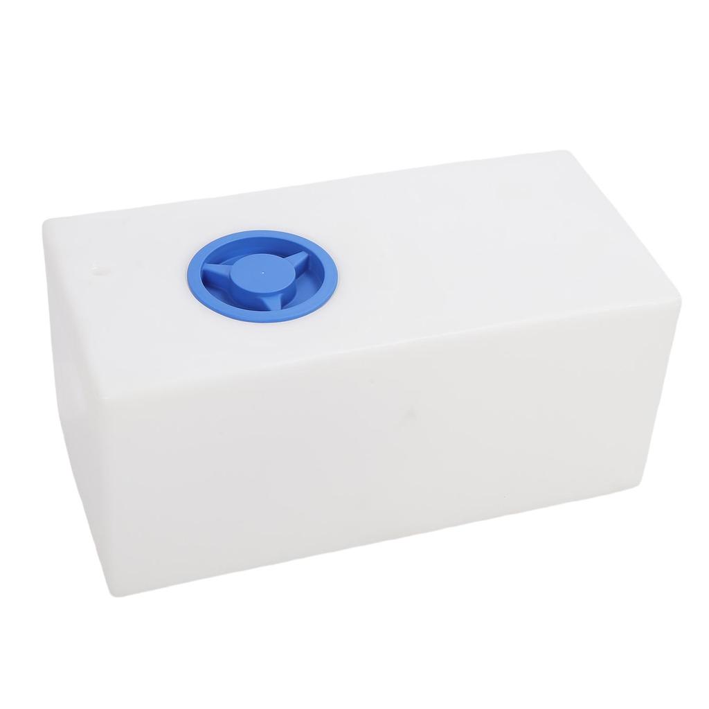 16 Gallon RV Water Storage Tank LLDPE 25.59x12.4x11.61in Portable Water Holding Container for Trailers Boats Yachts