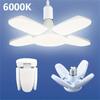 4+1 Leaf Light With Wheels, Dining Room, Bedroom, Living Room, Deformed Folding Four Leaf Light