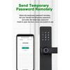 K20 Household Smart Electronic Door Lock with Tuya APP/IC Card/Password/ Key Unlock Biometric Fingerprint Door Lock