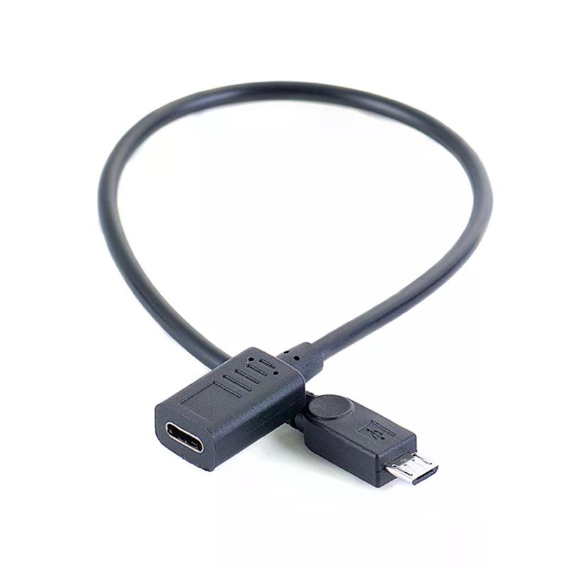 USB Type-c Female to Micro USB Male OTG Connector Cable Adapter