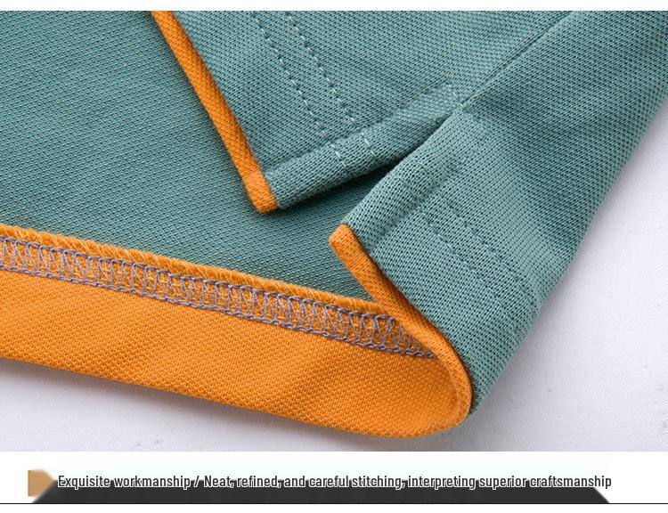 Erkek Yazlık Üst Düzey Polo Yaka Tişört: Kısa Kollu, Devrik Yaka, Bol Kesim, Büyük Beden, Trend Moda.