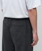 MUSINSA STANDARD Crinkle Linen-Like Wide Elastic Pants [Charcoal Gray]