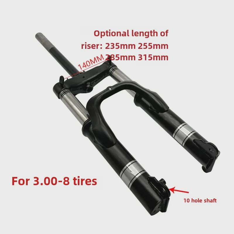 Tříkolka pro volný čas s úpravou hydraulického tlumiče přední vidlice