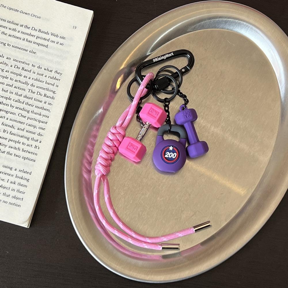 

Мини Симуляция Гантели Брелок с D-образным Карабином Подвеска Серии Фитнес Бодибилдер Style 16