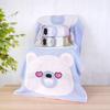 Children's Cute Bear Jacquard Bath Towel - Soft, Thick, Absorbent, All-Cotton