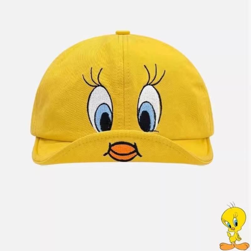 

Peaked Cap Baseball Hat Tweety Bird Pattern Uv Protection Quick Dry Breathable