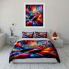 Vibrant symphony of colors. Bedding sets Duvet covers Pillowcases(1* Duvet Cover 2* Pillowcases without duvet insert)