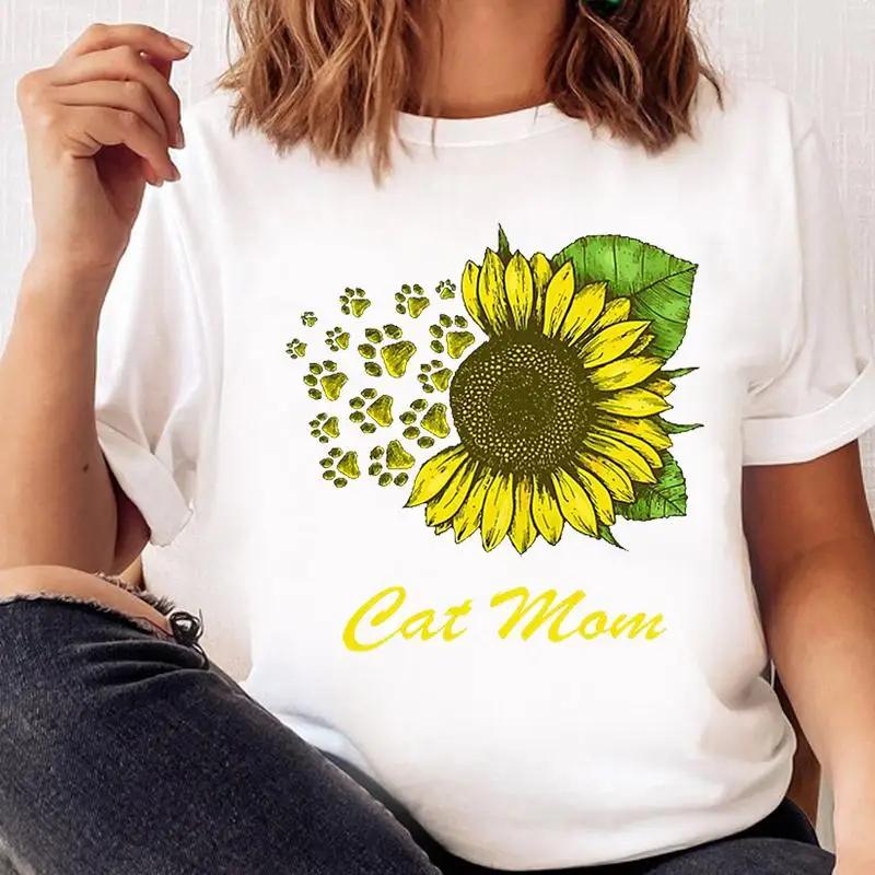 Women Print T Shirt Panda New Love Trend Graphic Tshirt Tee FeUnisex Cartoon Fall Autumn Top Ladies Fashion Clothing