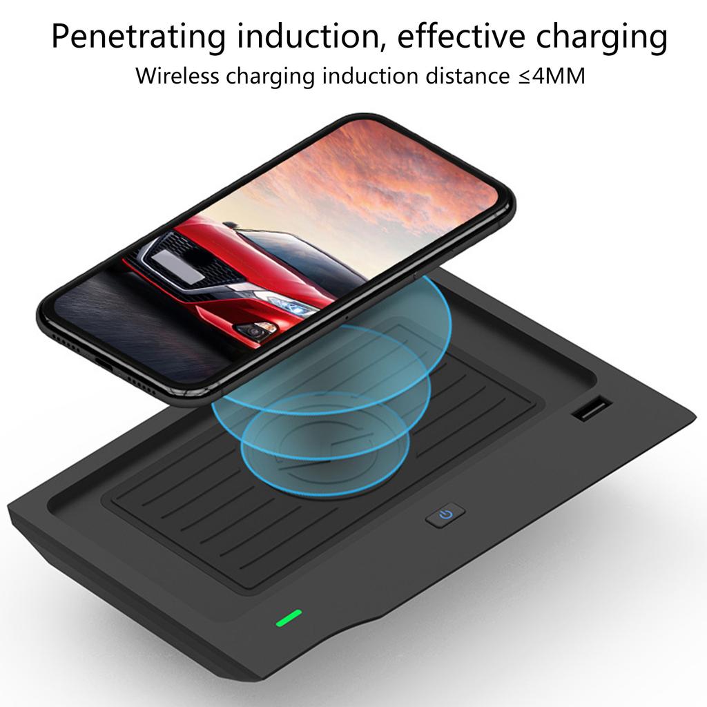 Car Qi Wireless Charger Phone Wireless Charging Pad Mat