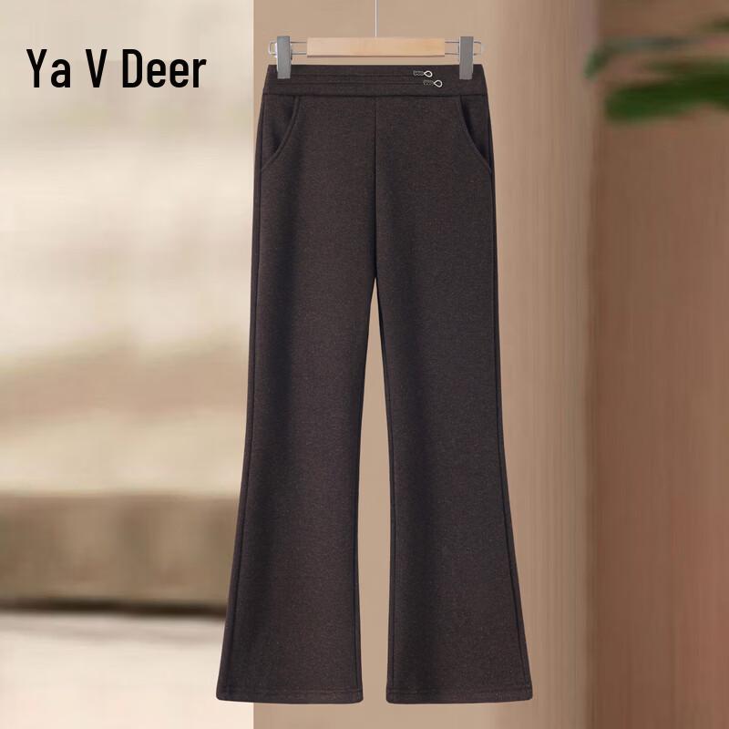 Yalu Mama Women's Autumn/Winter Micro Flared Casual Pants