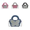 Fashionable Kids Butterfly Shaped Sequined Handbag Breathable And Cute Design