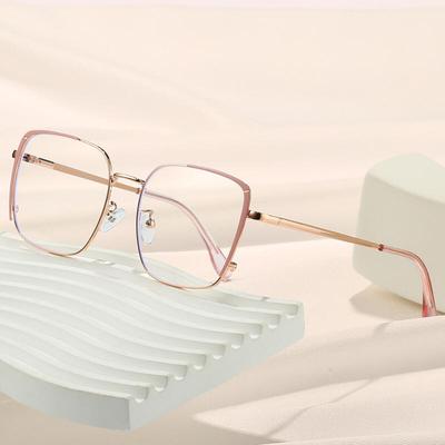Geek Chic Rimless Semi-Rimless Horn-Rimmed Glasses Titanium Frame GD1060