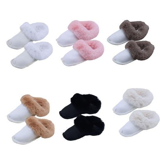 1 Pair Furry Clog Inserts Removable Washable Plush Shoe Liners Warm Cozy Shoe Inserts for Men Women Clogs Winter Wear