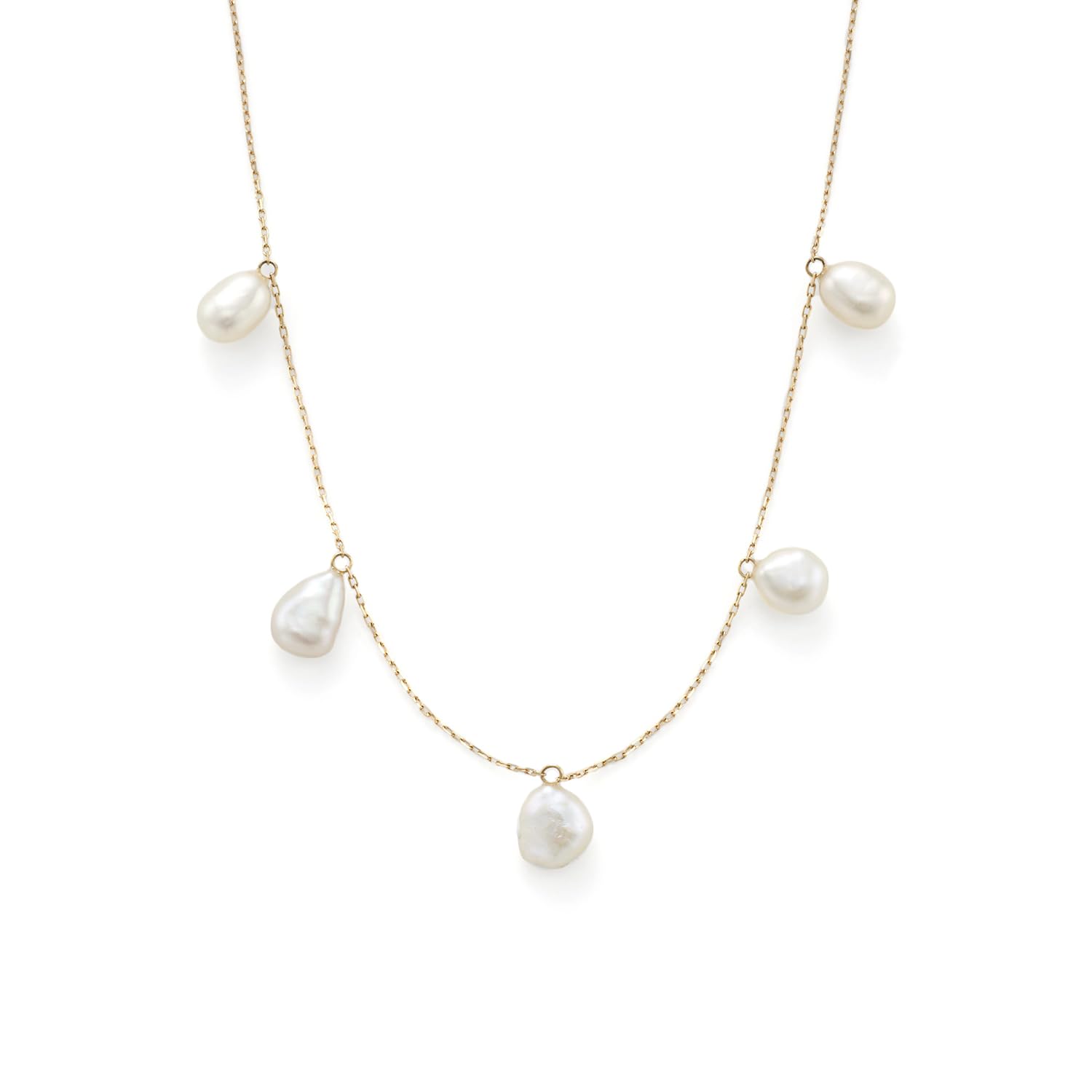 

K10 pearl necklace [Nojes] білий