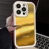 Phone Case for iPhone 17 Air 16E 15 16 Pro Max Fine Gold Pattern Printing Cover 14 Plus 13 12 Mini Soft Shell Silicone Fundas