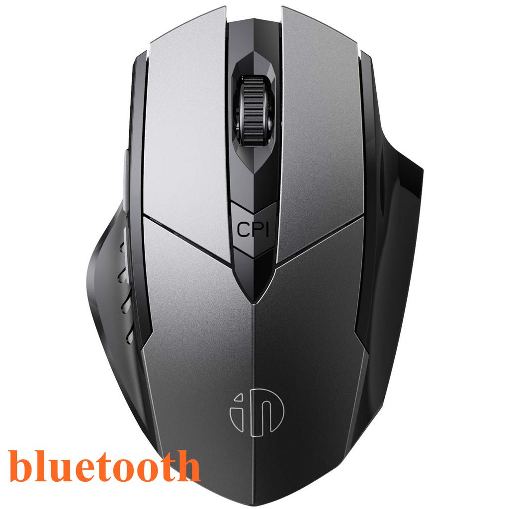 Bluetooth Compatible Mouse Rechargeable 2.4G INPHIC PM6 Wireless Mouse Office Mute Support PC Laptop Tablet Smartphone
