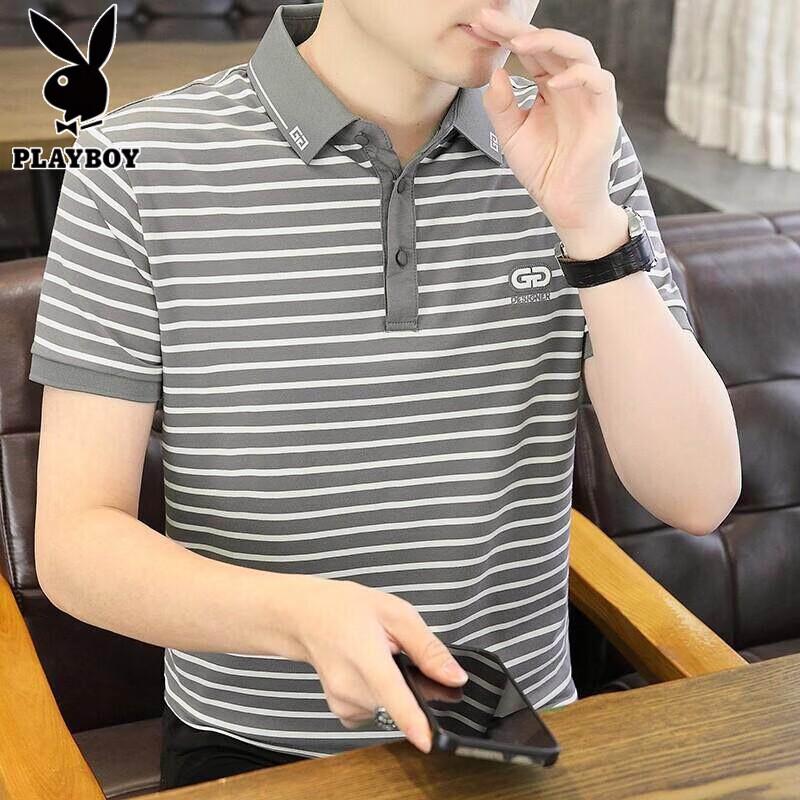 Playboy Men s Short Sleeve Polo & Casual T-Shirt 3XL
