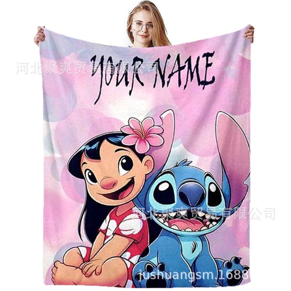Stitch Flannel Blanket Star Baby Blanket Air Conditioning Blanket Nap Blanket Flannel Blanket Cross Border