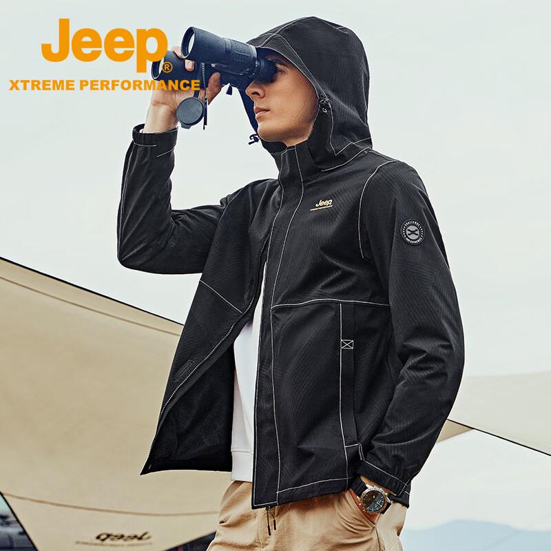 Jeep Men's Outdoor Waterproof Breathable Jacket J212094019