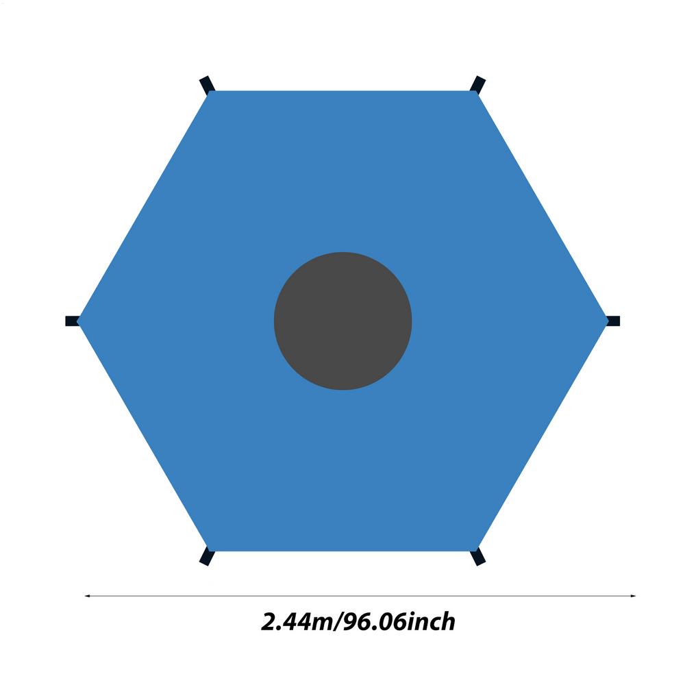 Защитный от УФ-лучей тент для батута Крыша для батута Защита от солнца и дождя Чехол-тент для батута Верхний чехол для батута