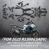 For 2025 BMW R 1300 GS ADV Thick Armor Film Tank Pad Full Body Decal Set - Anti-Scratch Shockproof Styling Motorcycle Accessorie
