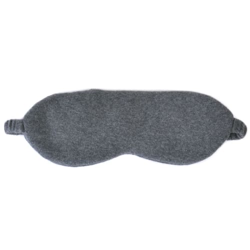CHARM Made in Japan 100% Organic Cotton Eye Mask, One Size Fits All/Dark Gray, Sleeping, Travel, Blackout, Blindfold