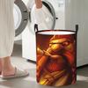 G-Gragas-S Alpha Male Foldable Laundry Baskets Dirty Clothes Toys Storage Basket Home Organizer Bag