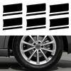 6pcs Wheel Rim Stripe Reflective Sticker Car Vinyl Reflective