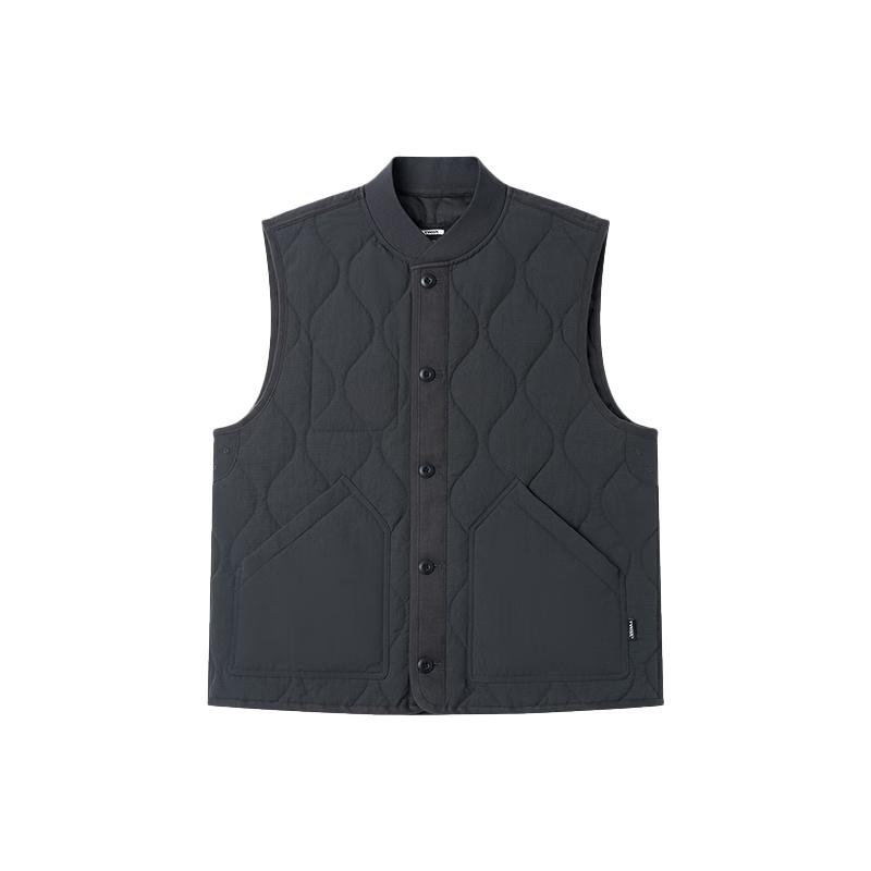 Teenie Weenie Men's Quilted Baseball Collar Vest