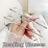 2PCS High-definition Diamond Trimmed New Reading Glasses with Fashionable Reading Style  A Gift for Parents