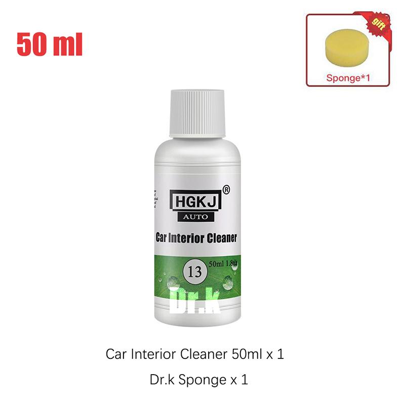 

Car Interior Cleaner Foam Depuration Spray Plastic Refreshing Paint Leather Seat Detailing Automotive Wash 50 ml