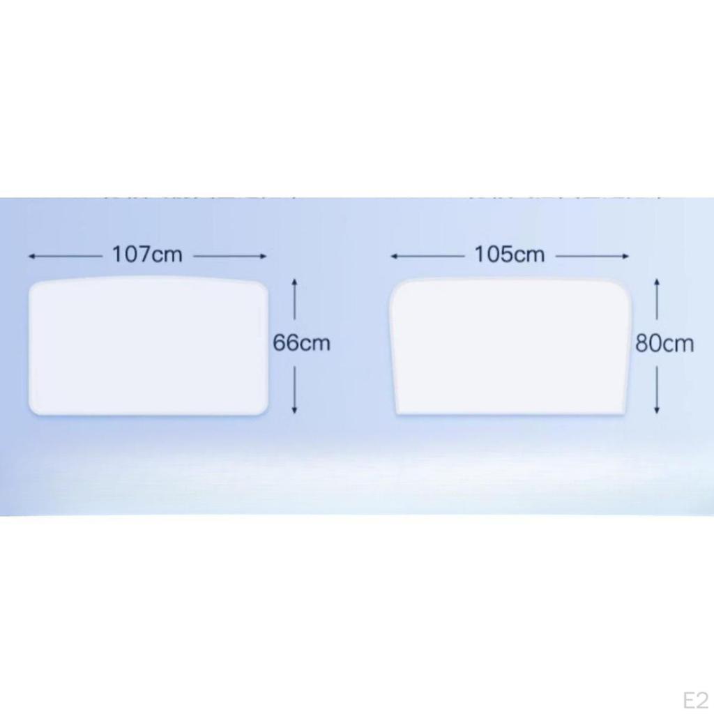 2 Pack Car Moonroof Covers for Model Protection Shades