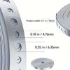 1 Rolle 15m x 18mm verzinktes Metallband mit vorgestanzten Löchern Metallband für Rohrstützen und Blechbearbeitung