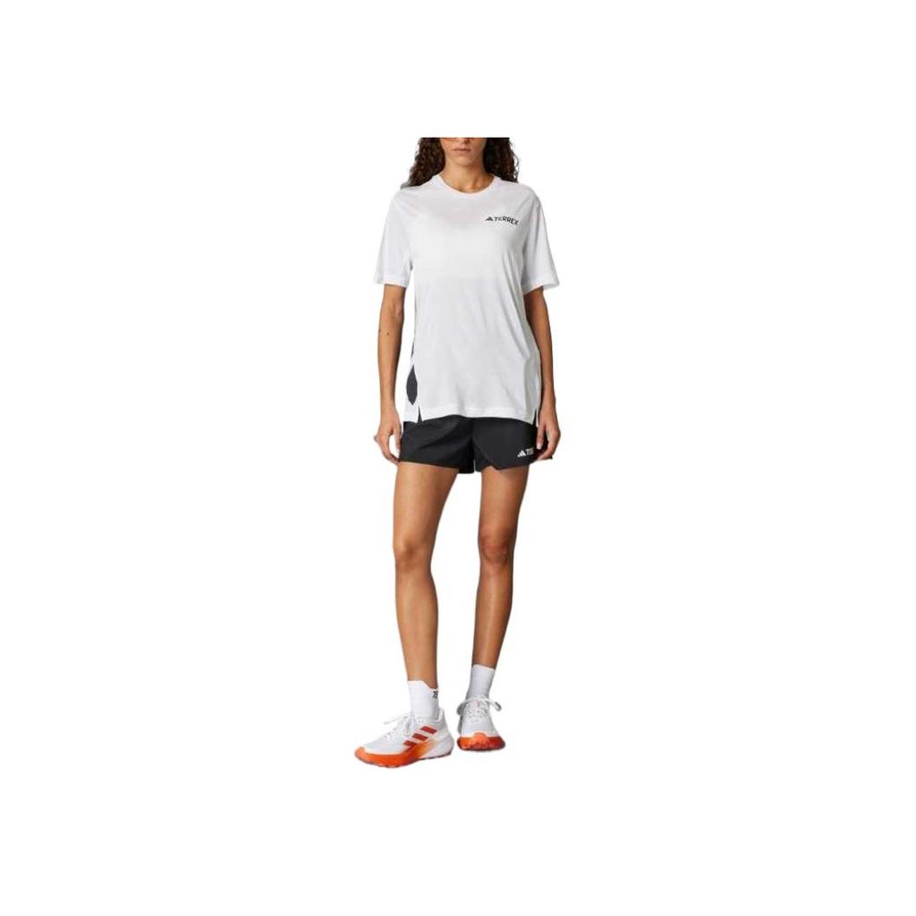 Adidas Climacool Soft Comfortable Moisture-Wicking Breathable Short Sleeve T-Shirt Women Tops White JN8140