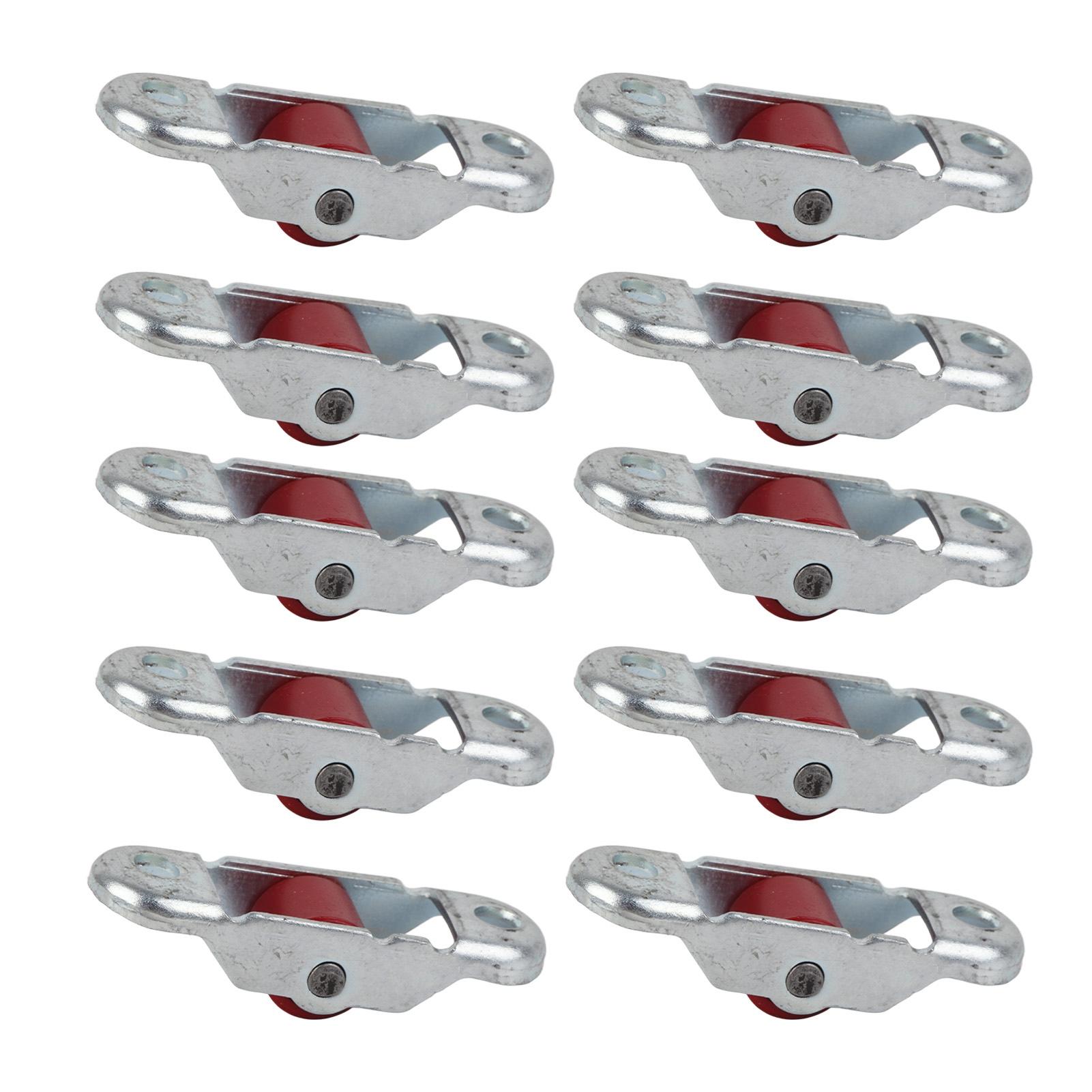 Painter 10Pcs Sliding Door Window Pulley Mute Roller Plastic Single Wheel Hardware With Base 12Mm