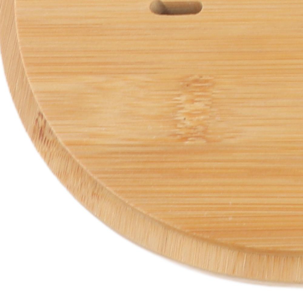 Black Color Bamboo Tea Tray Round Shape Kungfu Tea Tray Home Decor Round Tea Tray  Tea Accessories
