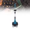 Cordless Tiller Cultivator 360RPM Electric Garden Tiller Battery Powered Rototiller with 12000mAh Battery and   for Lawn Gardening