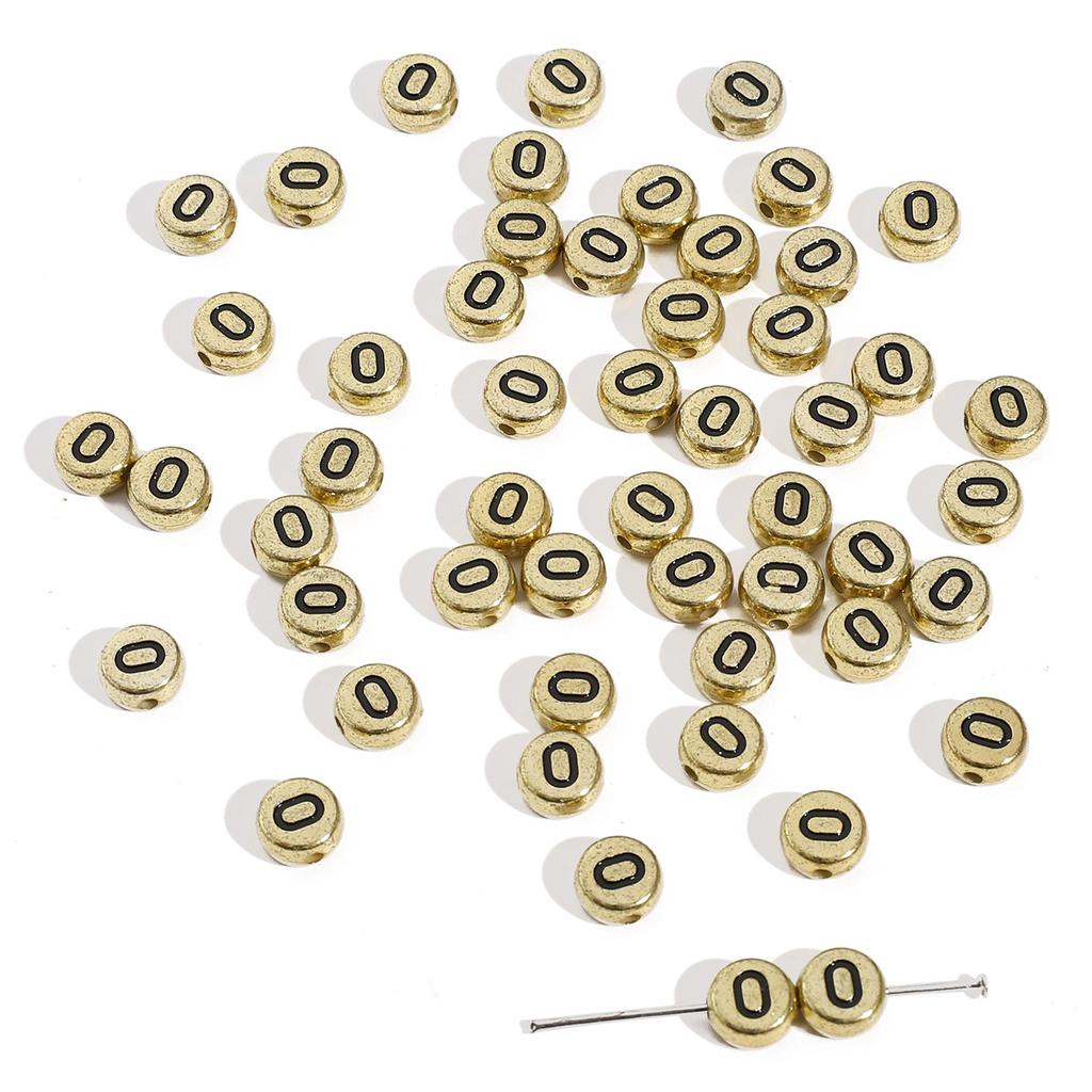 Mărgele Handmade Mărgele Acrilice Alfabet Mărgele Pătrate Mărgele Plate Mărgele Rotunde Handmade DIY Accesorii Bijuterii Mărgele Distanțiere Brățară Mărgele Înșirate Manual