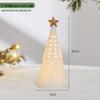 Christmas Ceramic Glowing Tree House Ornament - Desktop Scene Decoration Prop & Gift
