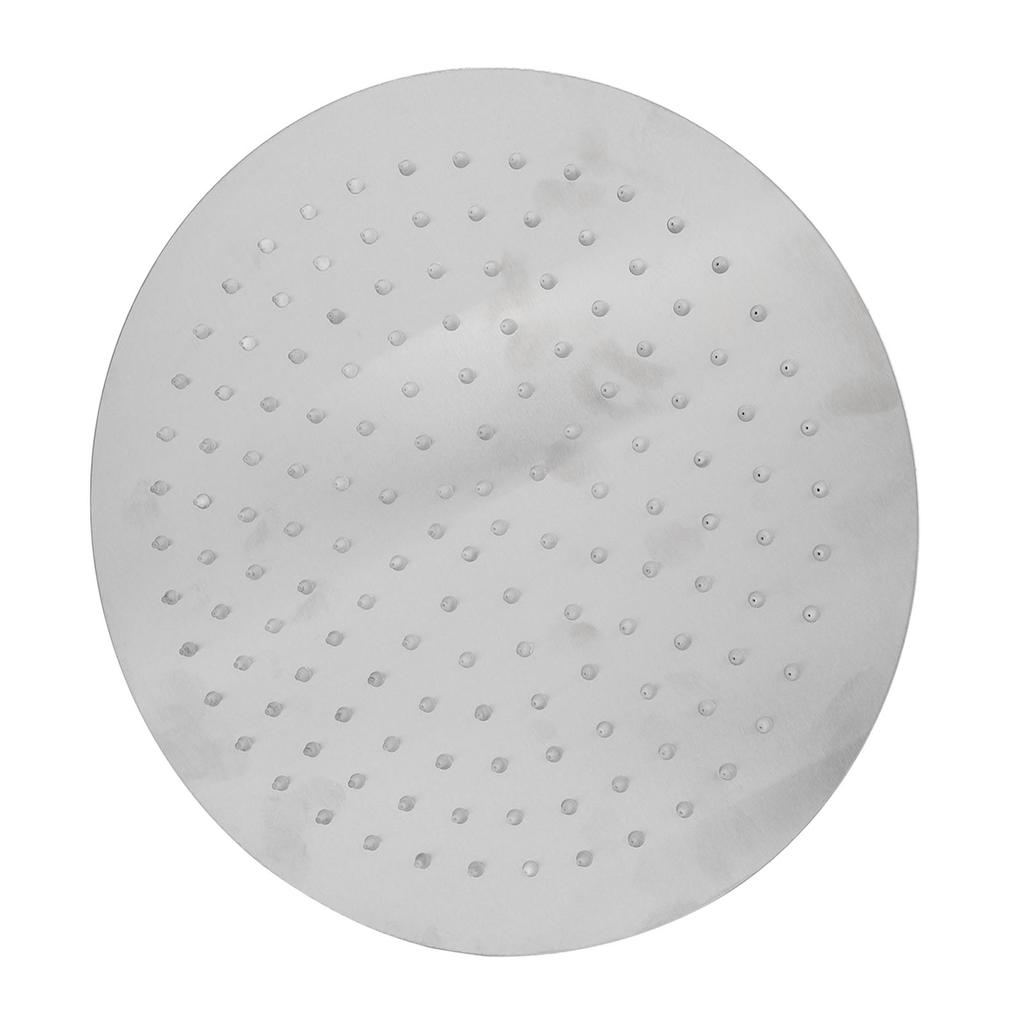 Rain Shower Head 12 Inch Stainless Steel G1/2 Thread Ultra Thin High Pressure Round Rainfall Shower
