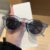 Retro Simple Style Round Sunglasses Women Men Luxury Brand Design Rivet Decoration Sun Glasses Travel Casual Eyewear Unisex