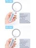 Sank Adjustable Lighted Magnifying Glass - High Magnification, Hardened Lens, Touch Switch, 5 Sizes