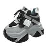 Fashion 10CM Women's Breathable Mesh Platform Shoes Outdoor Increase Height Chunky Sneakers for Women Casual Walking Shoes Women's Tenis