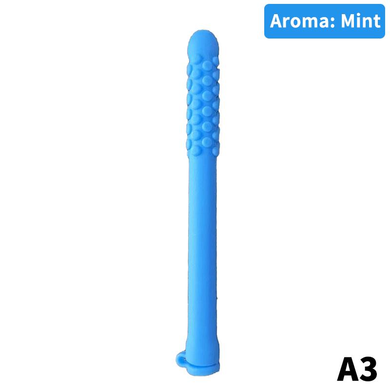 

1/3 шт. Жевательный стик для дыхания с эфирными маслами, снимающий тревогу, для ароматерапии, сделай сам, силиконовые ароматерапевтические стики