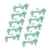 10Pcs Replacement Part Green Keypad Conductive Film For Sony Playstation 4 PS4 Controller