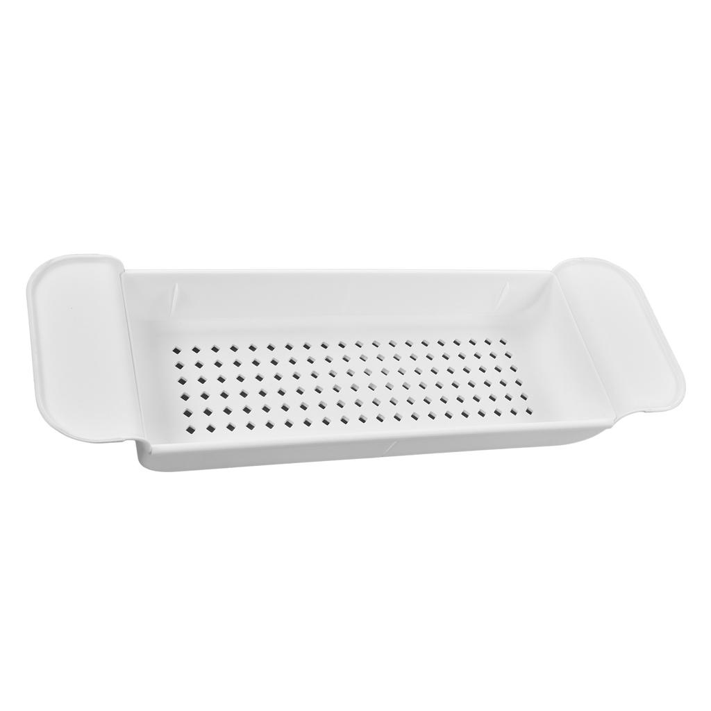 Expandable Bathtub Tray Multifunction Bathtub Rack Nonslip for Candle Towel Book Wine Phone